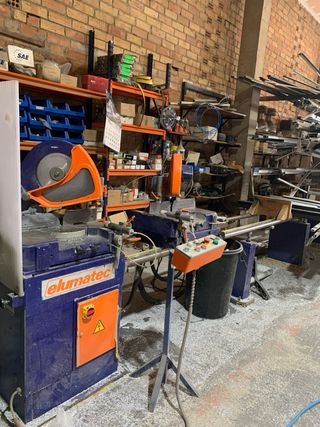Tronzadora Doble Cabezal Aluminio Elumatec