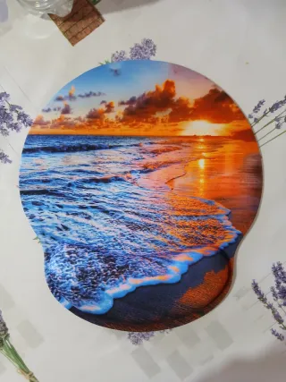 Alfombrilla de ratón playa atardecer