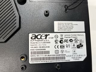 Proyector Acer DLP X110P Negro