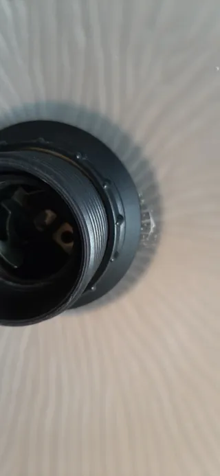 Lámpara colgante cristal y metal