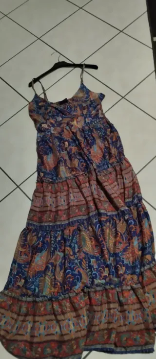 Vestito lungo donna fantasia