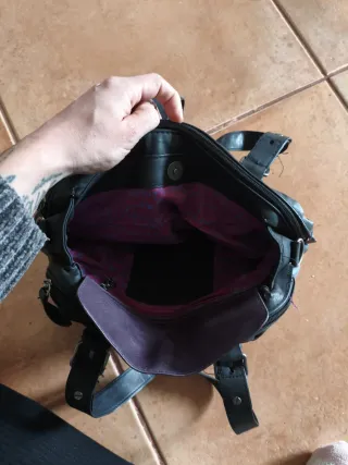 Bolso Desigual Negro Multicolor