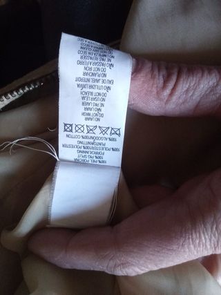 Chaqueta larga beige