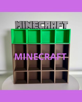 Expositor Figuras Minecraft Kinder