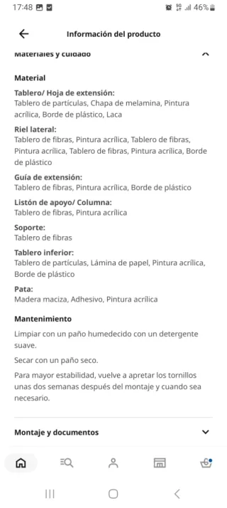 Mesa redonda extensible Ikea blanco