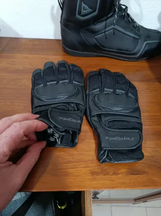 Guantes Moto Cuero Quarter Mile Talla 2XL
