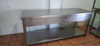 Mesa de trabajo acero inoxidable