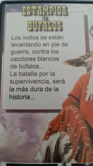 Película Estampida de búfalos