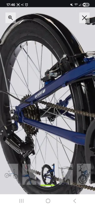 Fila Smart 1 Bicicleta plegable 20" Azul