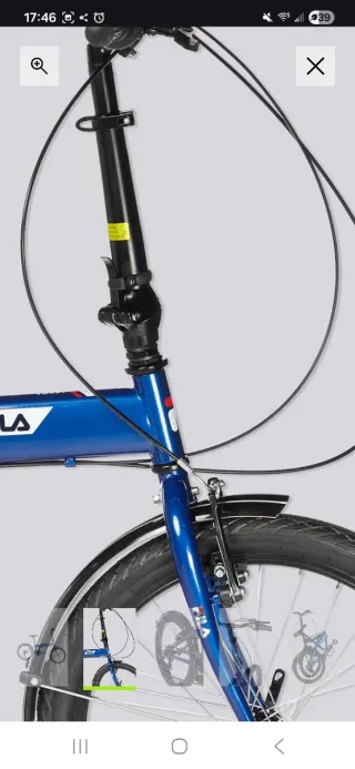 Fila Smart 1 Bicicleta plegable 20" Azul