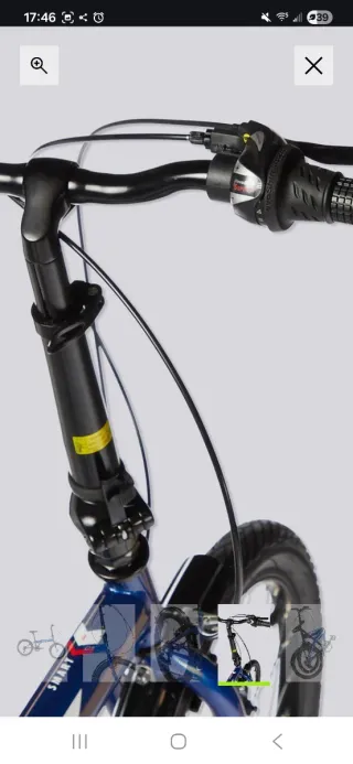 Fila Smart 1 Bicicleta plegable 20" Azul