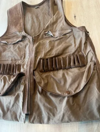Chaleco caza VENATOR vintage multi bolsillo