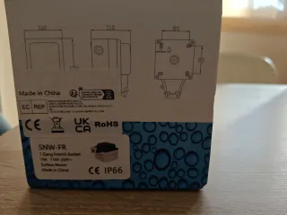 Enchufe Exterior Impermeable IP66 Wifi
