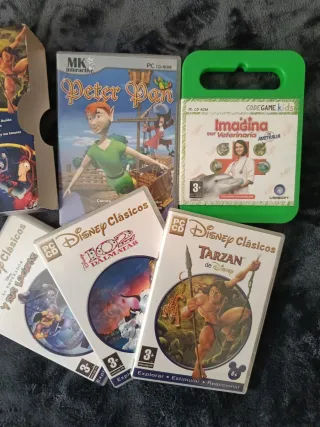 Lote 5 Juegos PC para niños.
