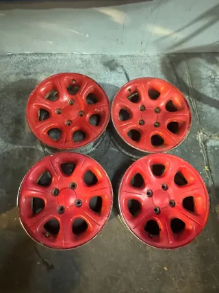 Llantas 14" Saxo VTS Rojas