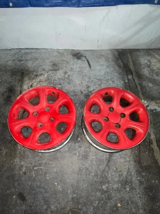 Llantas 14" Saxo VTS Rojas