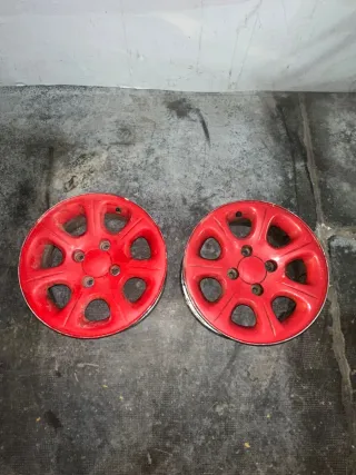 Llantas 14" Saxo VTS Rojas