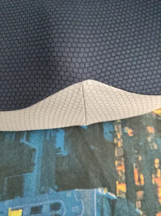 Cojín Ortopédico Azul y Blanco