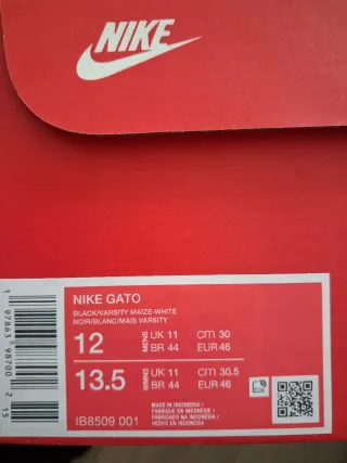 Zapatillas Nike Gato Negras y Verdes