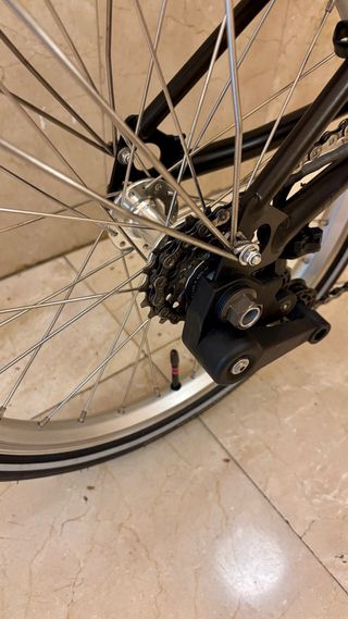 Bicicleta Brompton Plegable Negra