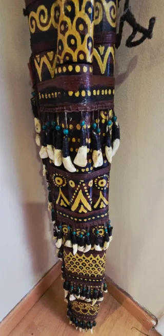 Mandau Tribal Antiguo Borneo - Arte Dayak 96cm
