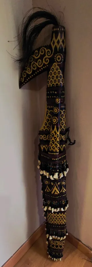 Mandau Tribal Antiguo Borneo - Arte Dayak 96cm