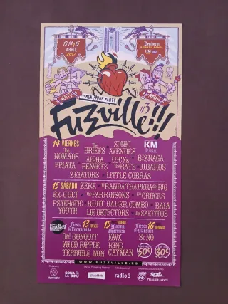 Fuzzville 2017 (póster+regalo)