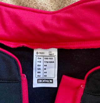 Sudadera térmica Kalenji negra y roja