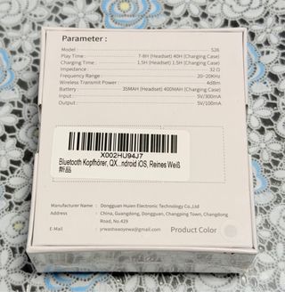 Auriculares Bluetooth Inalámbricos Blanco Nuevo