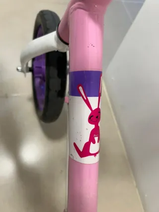 Bici sin pedales Btwin rosa
