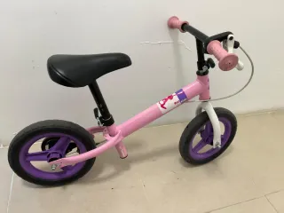 Bici sin pedales Btwin rosa