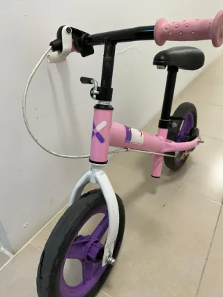 Bici sin pedales Btwin rosa
