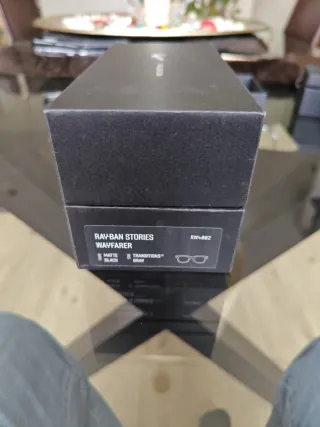 Ray-Ban Stories Wayfarer Transitions Gris