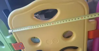 Parque infantil con puerta y volante