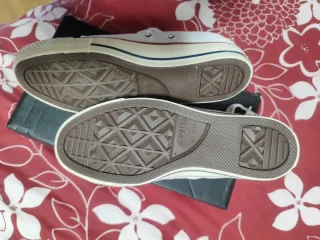 Zapatillas Converse Mujer Gris y Blanco