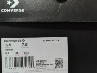 Zapatillas Converse Mujer Gris y Blanco