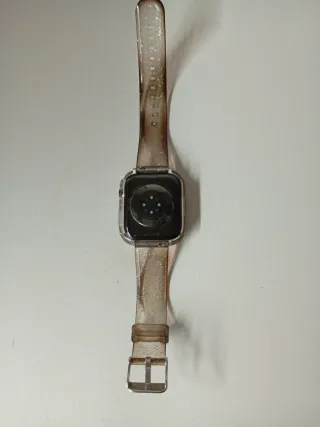 Apple Watch Series 9 Plata con Correa Transparente
