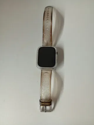 Apple Watch Series 9 Plata con Correa Transparente