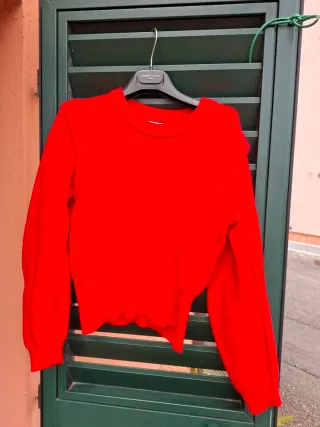 Maglione rosso Primark taglia S