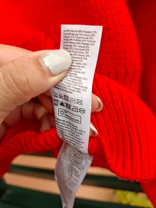Maglione rosso Primark taglia S