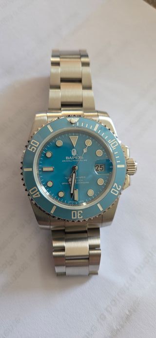 Orologio BAPE SUBMARINER TYPE 1 AZZURRO