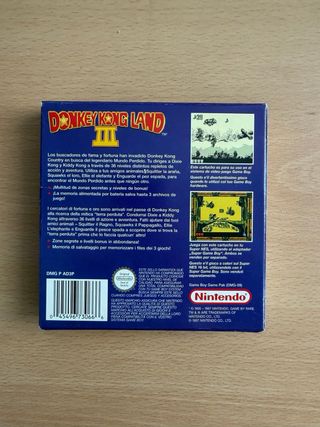 Game Boy Donkey Kong Land III Nintendo CIB origina