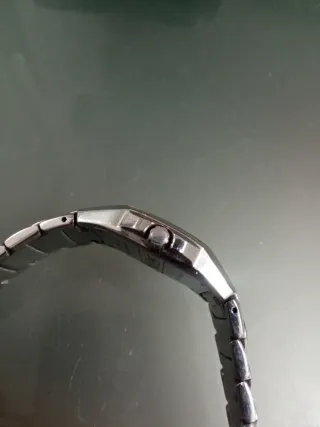 Reloj Lotus Mujer Plata y Naranja