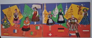 Álbum Trajes Típicos del Mundo Nina Fleer