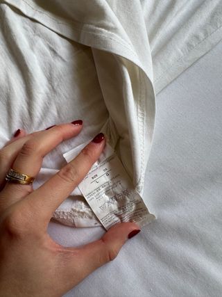 Camiseta Off-White Blanca talla L Main Label 2013