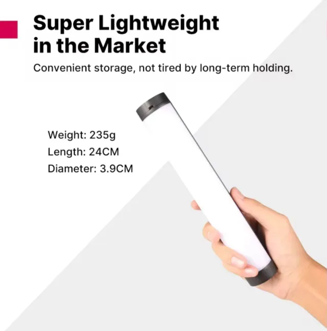 Luz de Vídeo Ulanzi VL110 RGB Ice Precintada