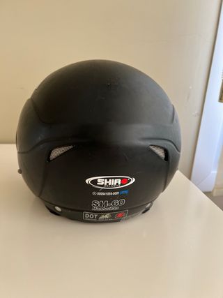 Casco Moto Jet Shiro Negro/Gris