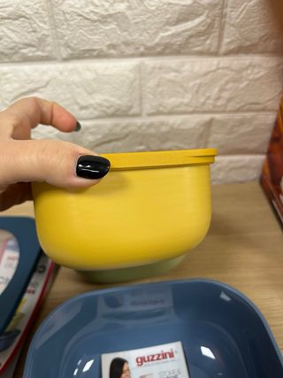 Set 3 Contenitori Plastica x microonde