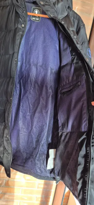 Piumino Bikkembergs nero mezza coscia, ottime cond