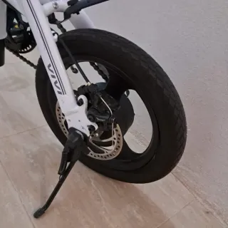 Bicicleta Eléctrica VIVI plegable Blanca